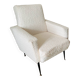 Fauteuil bouclette blanc