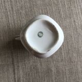 Limoge coffee service, silver fillet