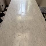 Carrara marble dining table