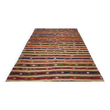 Turkish kilim rug, 307x186 cm, MYK-840