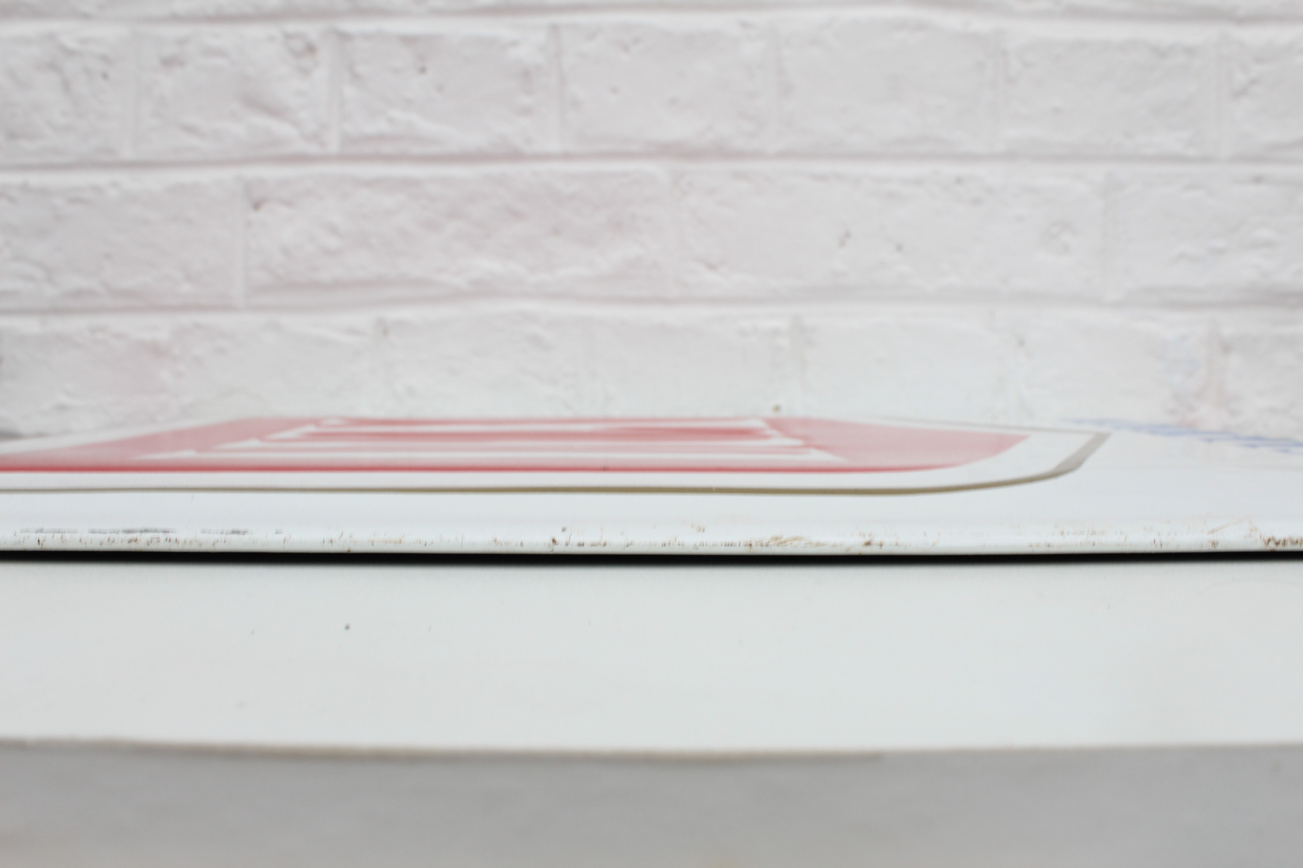 Large vintage German advertising metal sign, Lux cigarette