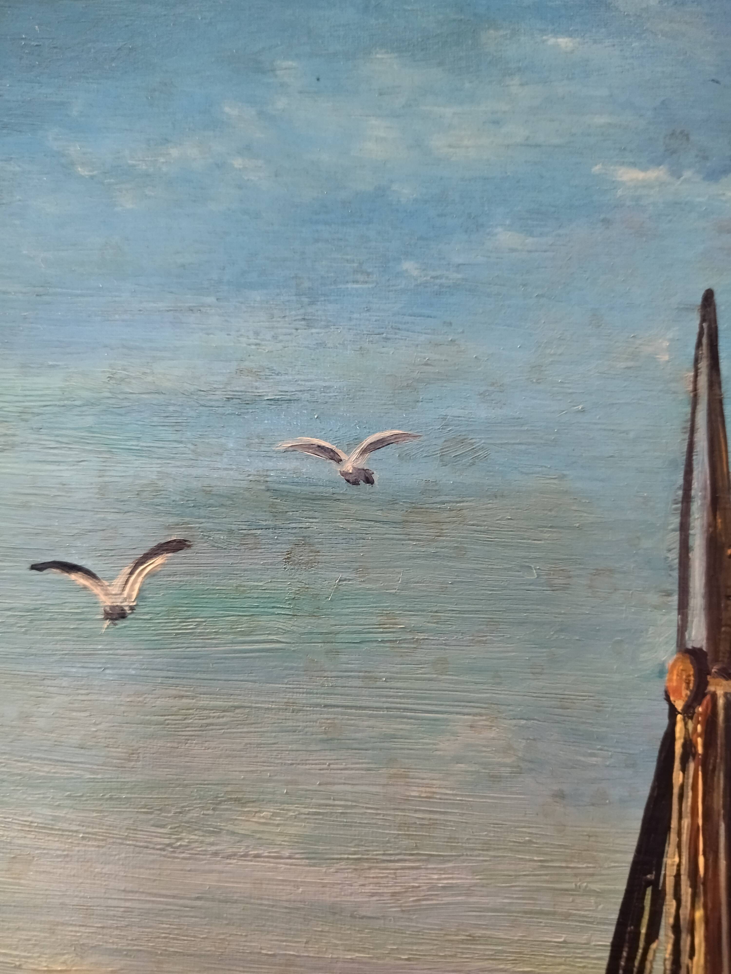 Painting the oil on canvas signed