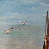 Painting the oil on canvas signed