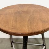 Black Industrial Workshop Stool, 1960s