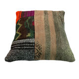 Vintage turkish kilim cushion cover 40 x 40 cm