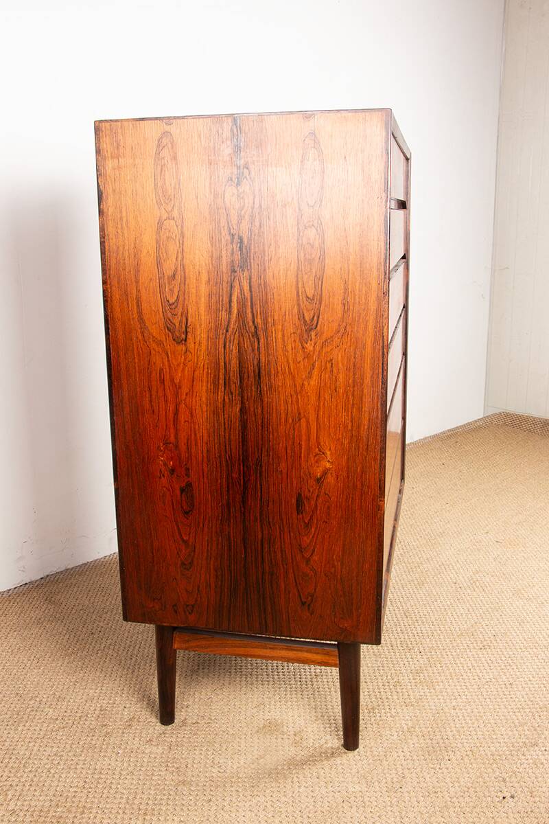 Large Danish chest of drawers in rosewood by Svend Langkilde from the 1960s.