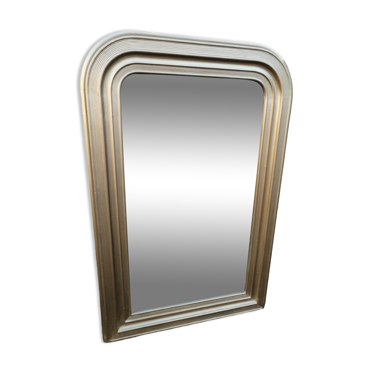 Old mirror gilded 77cm x 51cm