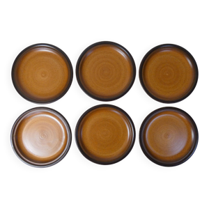 6 assiettes plates en