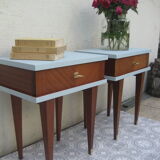Pair of vintage bedside tables