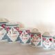 Series of 6 Sarreguemines spice jars