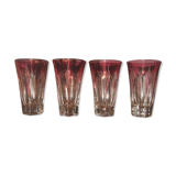 Set of 4 Italian alcohol glasses from the 1950s