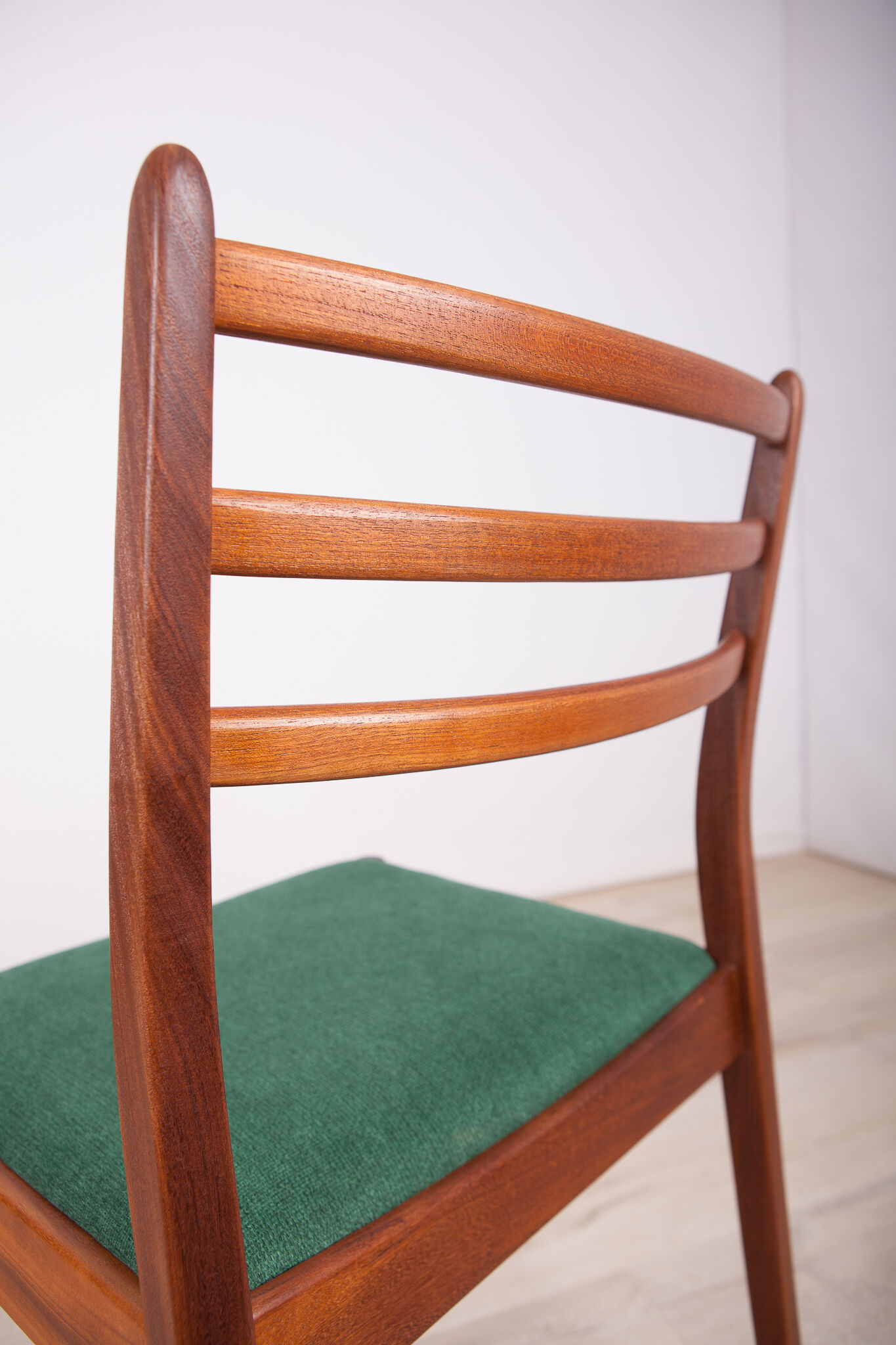 Fabric and teak dining chairs by Victor Wilkins for G-Plan, 1960s, set of 6