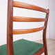 Chaises de salle à manger en tissu et teck par Victor Wilkins pour G-Plan, années 1960, ensemble de 6.
