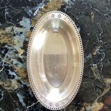 Silver metal basket dimension: height -5cm- width -34cm- depth -20cm-