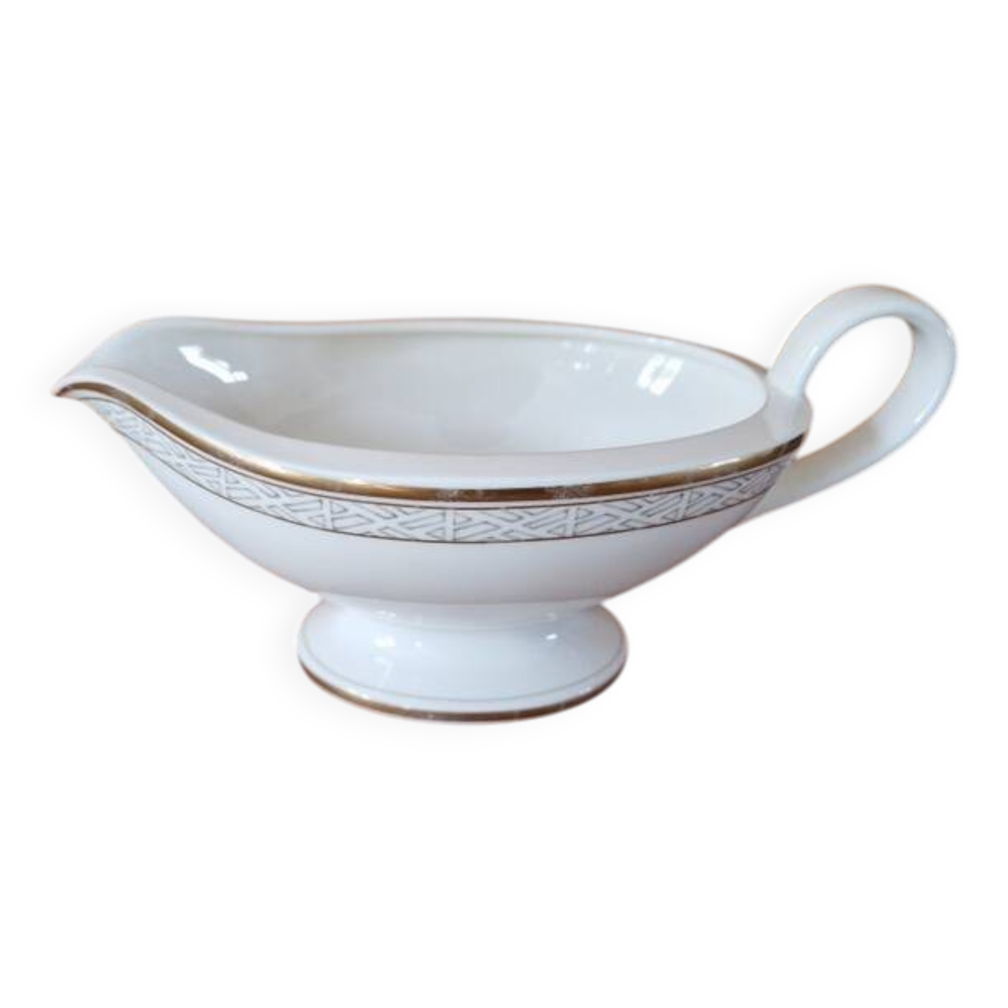 Villeroy and Boch - Kimono porcelain sauce boat, Château collection