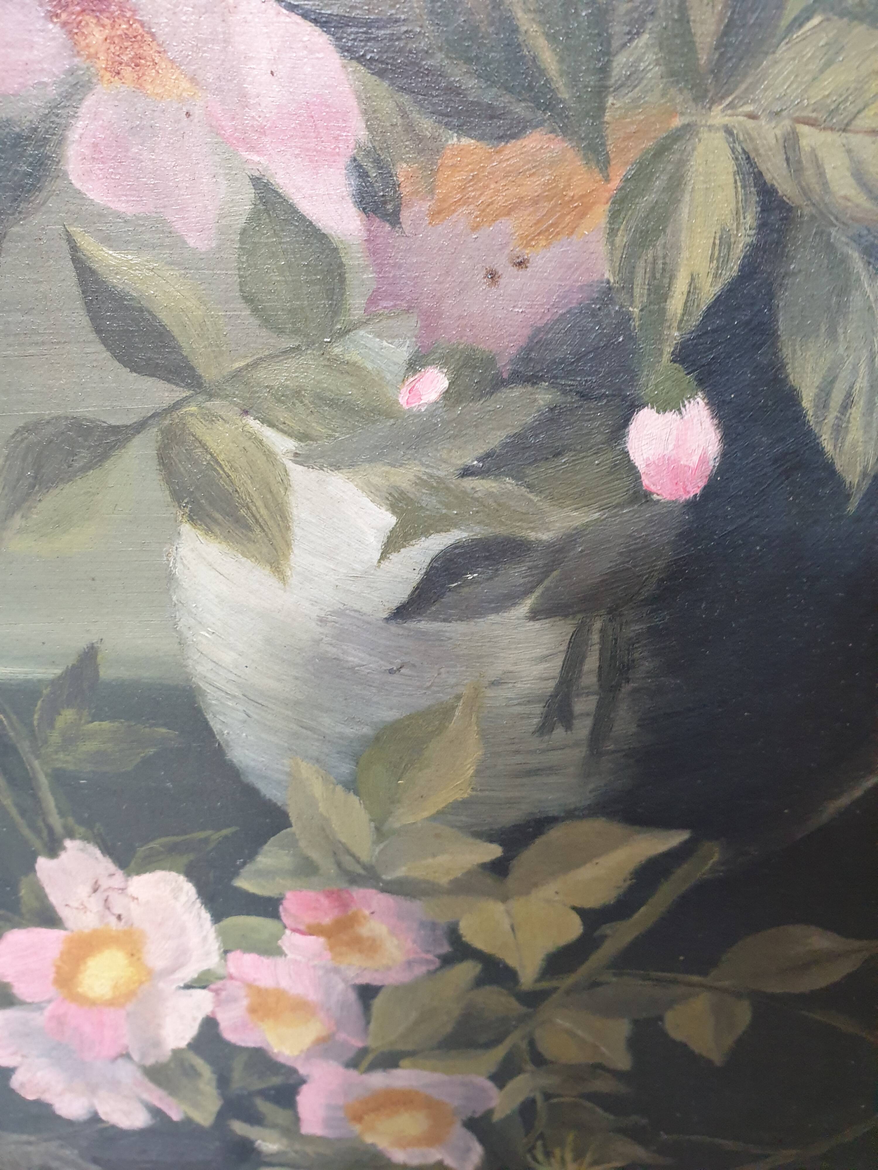 19th century flower painting