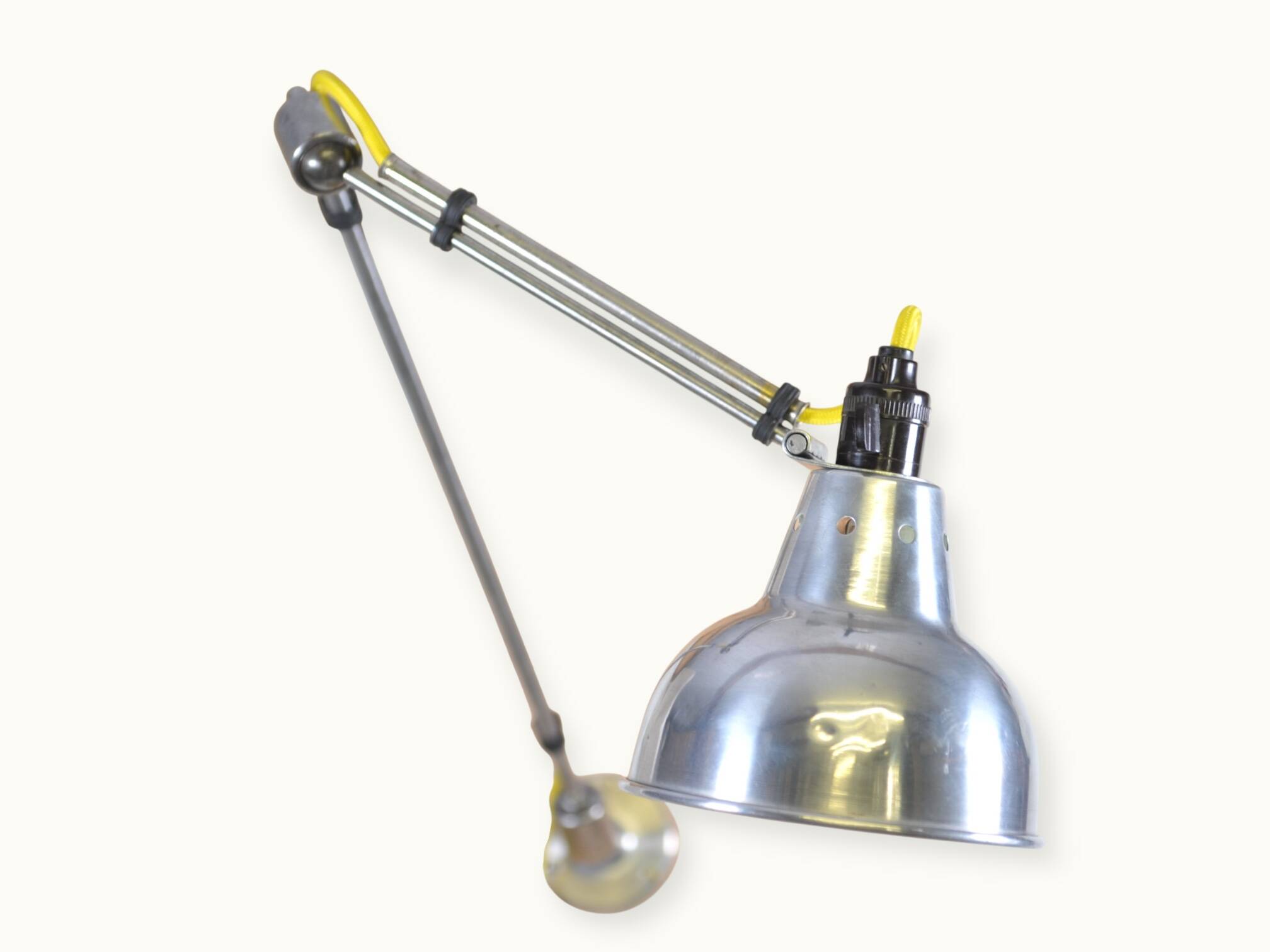 Lampe éclair n°5 – eugène émile houillon – métal, rotule acier – c.1930