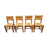 4 mulched chairs 50s