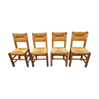 4 mulched chairs 50s