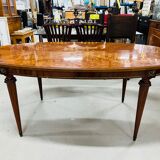 Inlaid rosewood dining table