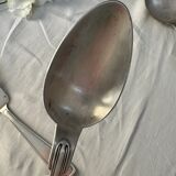 Silver-plated metal cutlery set