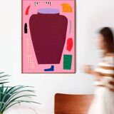 Vase - Wall poster 50x70cm