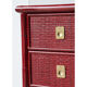 Commode vintage Dal Vera en bambou et osier, 1960