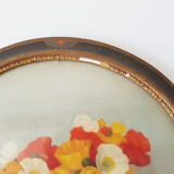 Set of 2 vintage art deco round frames 1940s 1950s cecile hay boots 40s