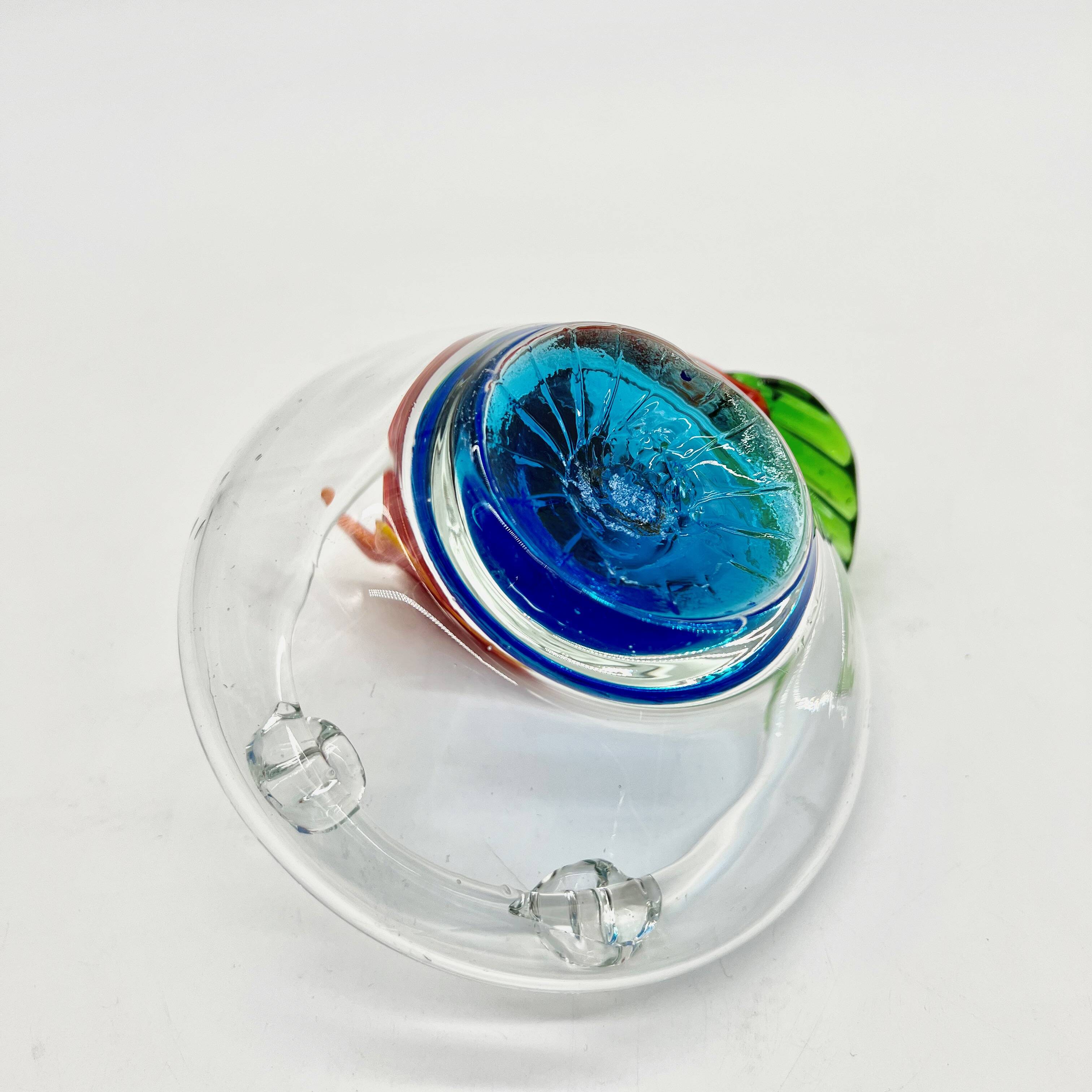 Cendrier fleur, murano, 1970