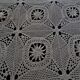 Dessus de lit couvre-lit vintage crochet coton
