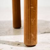 Pine dining set by Rainer Daumiller, Set of 7