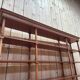 Large removable library – Neoclassical style – Stained mahogany wood