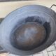 Vintage zinc galvanized basin