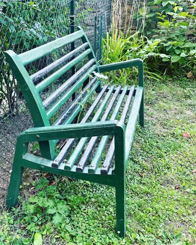 Vintage danish garden bench