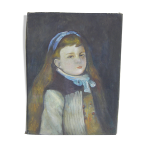 Portrait à l'huile
