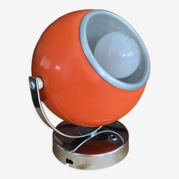 Lampe Eye Ball vintage orange