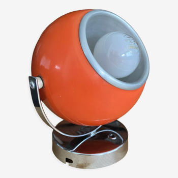 Vintage orange Eye Ball lamp