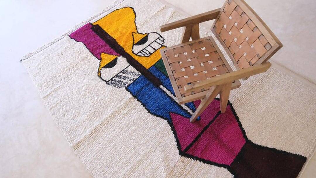 Traditional handmade Berber rug 250cmx150cm