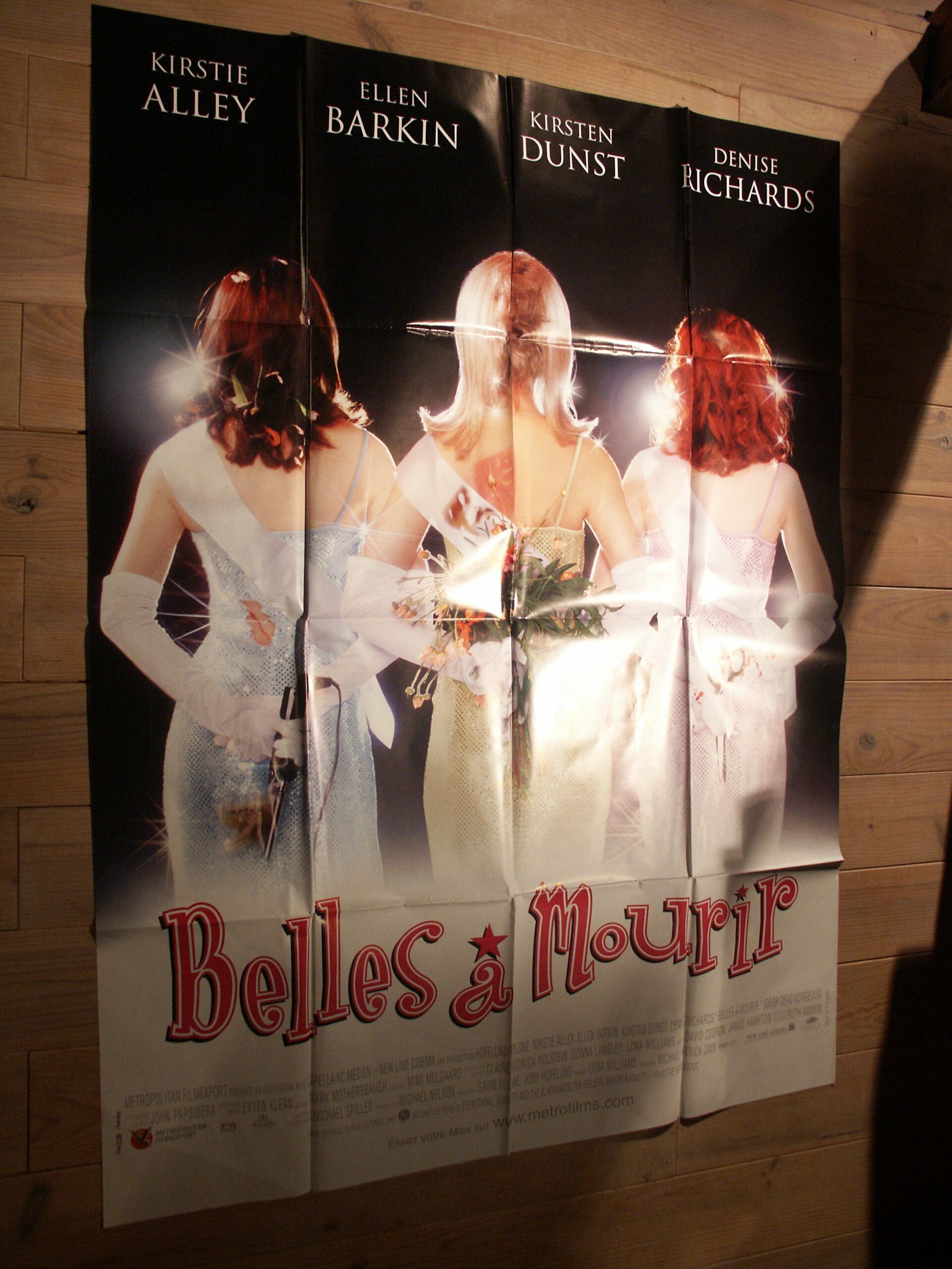 Belles à mourir 160 x 120 original folded poster