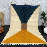 Handmade wool rug 3/2 Moroccan
