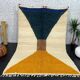 Handmade wool rug 3/2 Moroccan