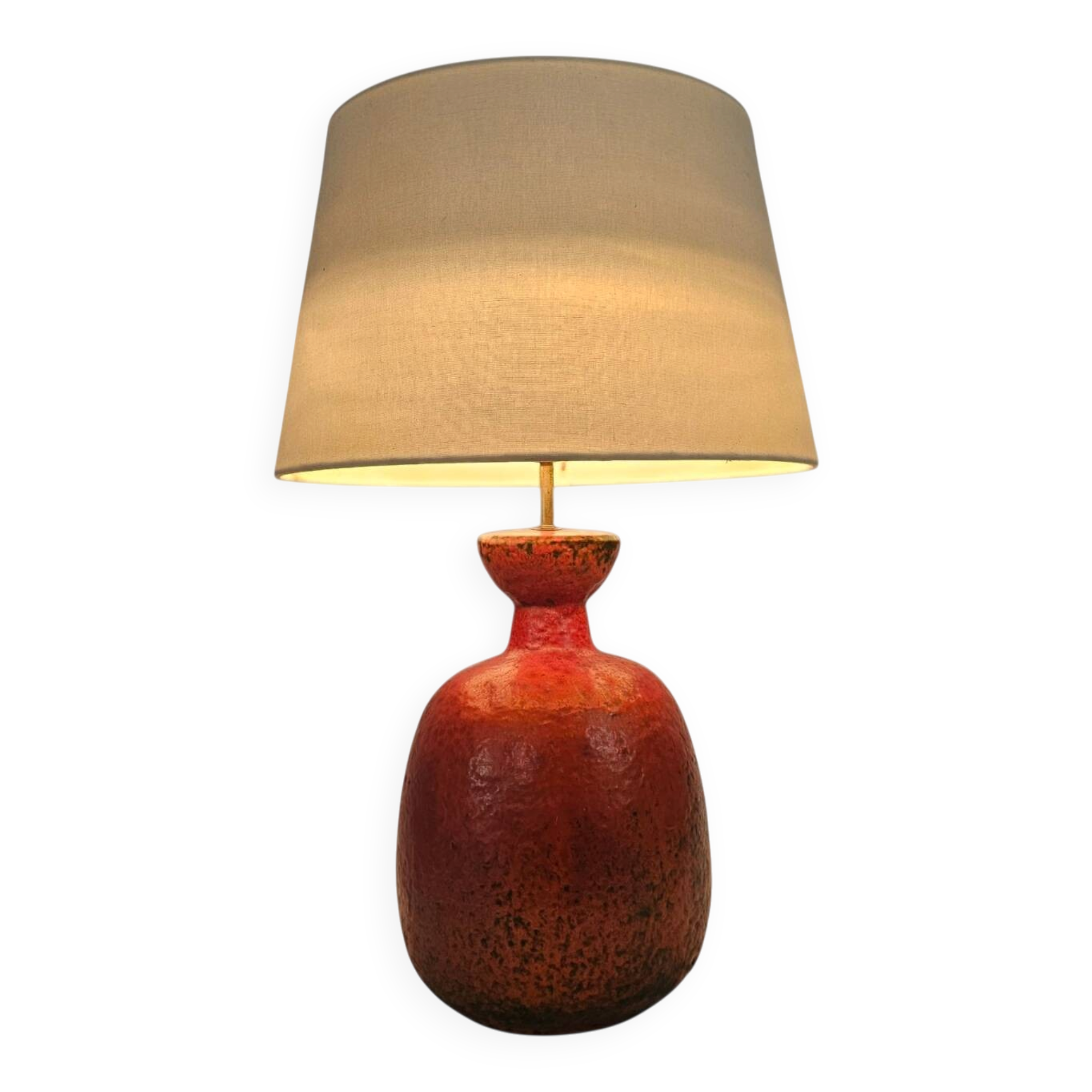 Lampe de table modèle 'Vulcano' par Otto Gerharz pour Ruscha, années 70