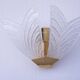 Set of 4 Sorrento, Italian Murano Glass Wall Light, 1970s