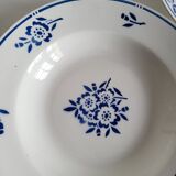 4 Deep Plates in earthenware Moulin des Loups & Hamage model Lucien