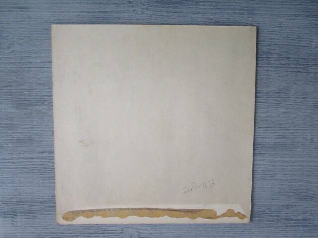 Old watercolour Paris - La Madeleine flower market - signed P. MAGNIN