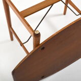 Danish mid century butler's tray table in teak