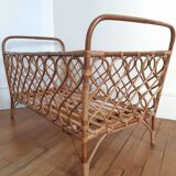 Rattan crib/child