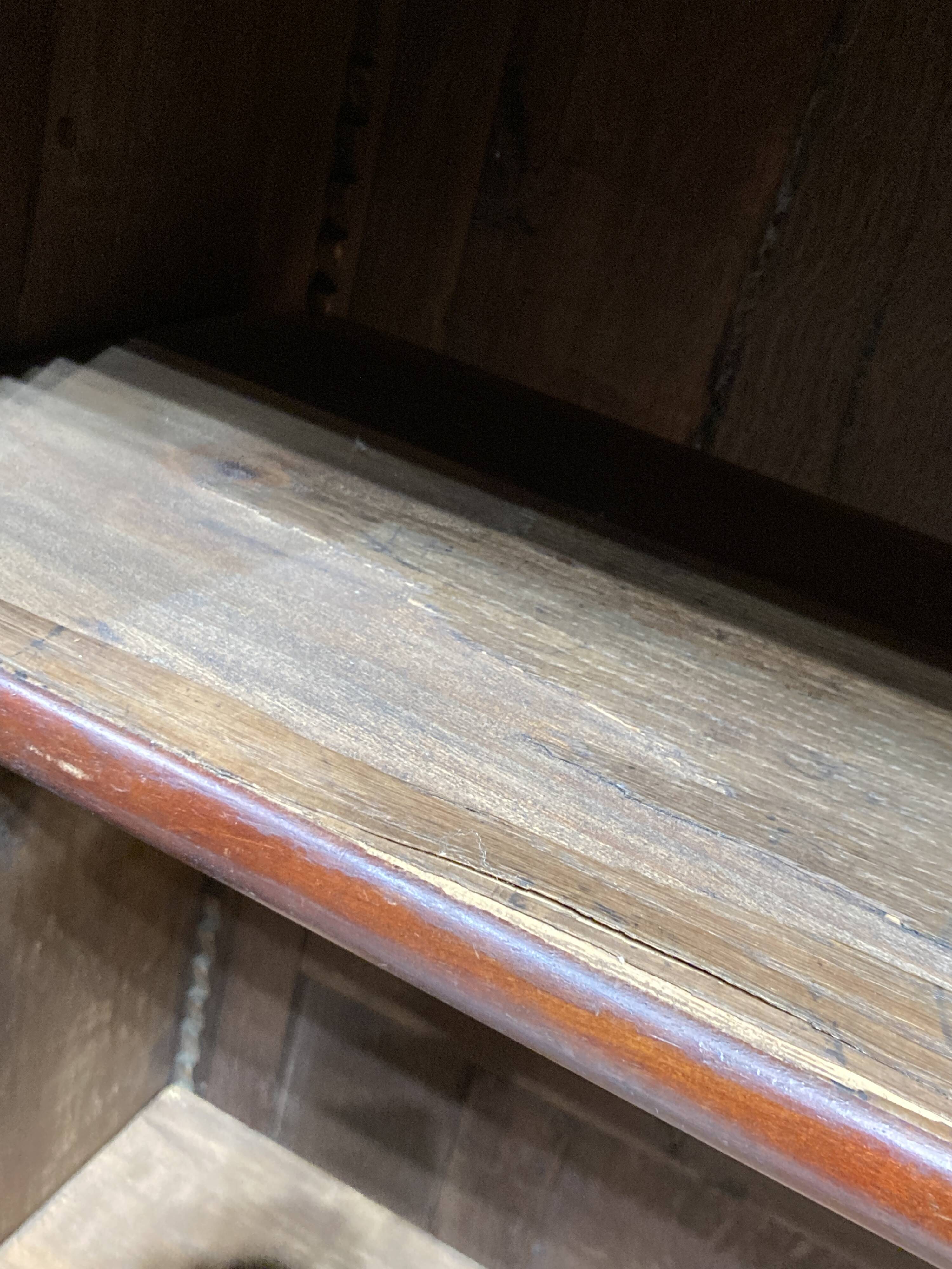 Mahogany wood cabinet