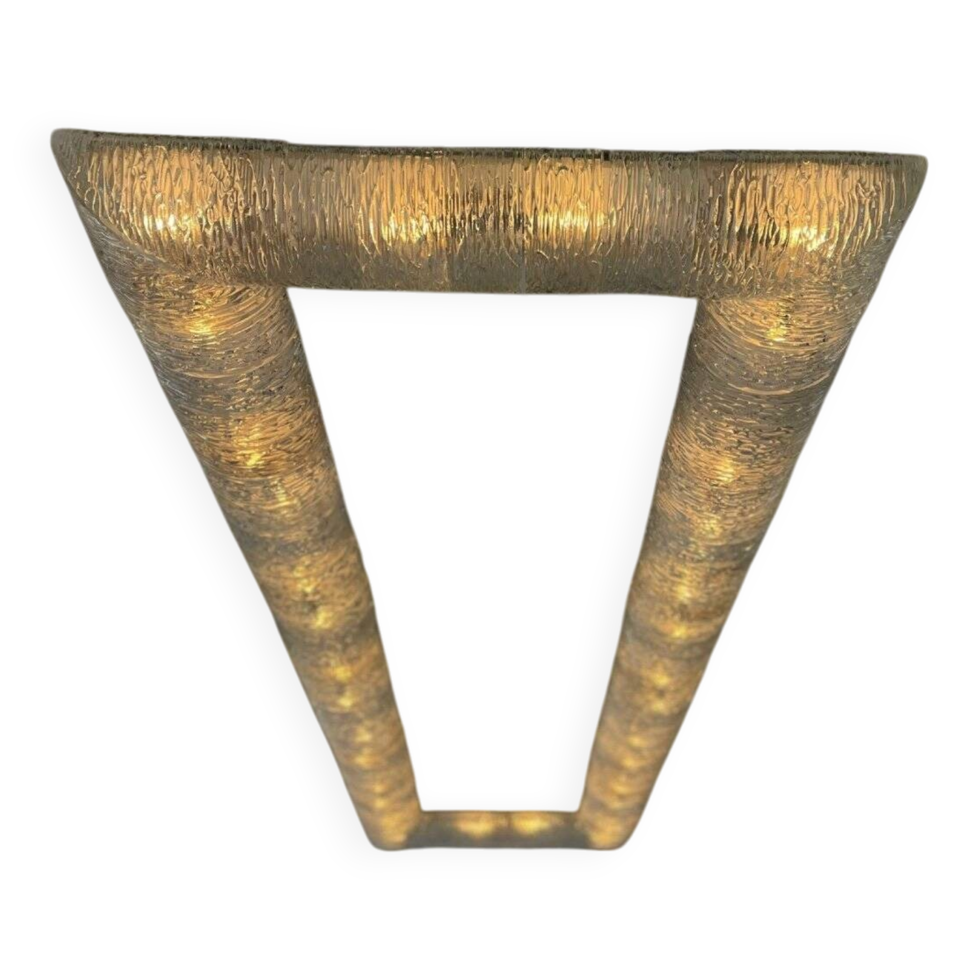 Murano glass ceiling chandelier, Barovier circa 1950