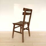Set of 6 art brut chairs